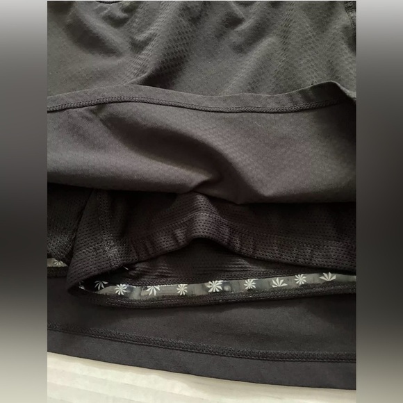 Athleta Black Tennis•Golf•Workout Skirt Skort Back Zip Pocket Side Pockets S - Picture 5 of 6